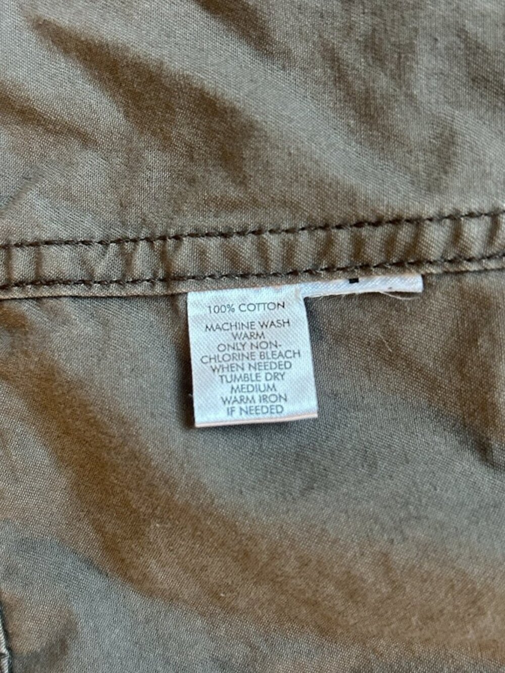 Ann Taylor LOFT Jacket Size 6 Brown Military Style Full Zip Belted Snap Pockets - Picture 9 of 10